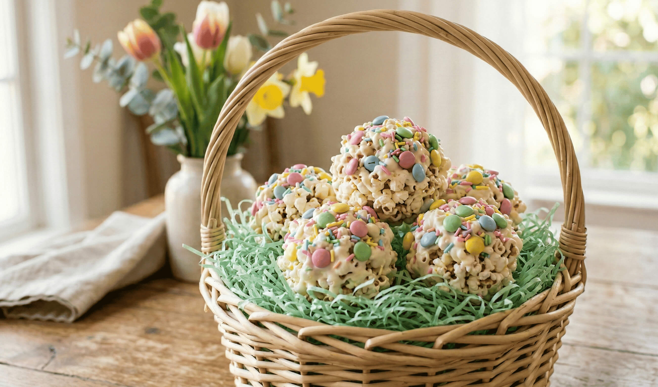 Easy Easter Popcorn Balls with Kettle Corn | Popsmith