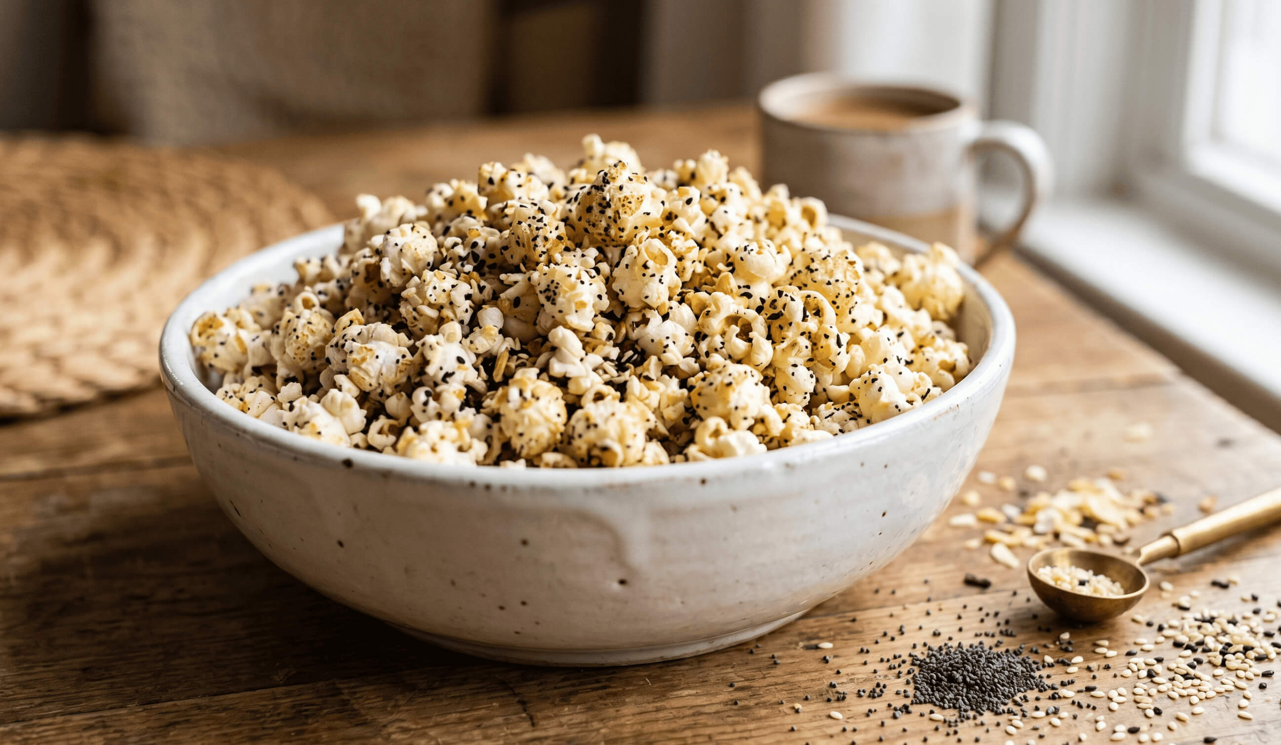 Homemade Everything Bagel Popcorn Recipe | Popsmith