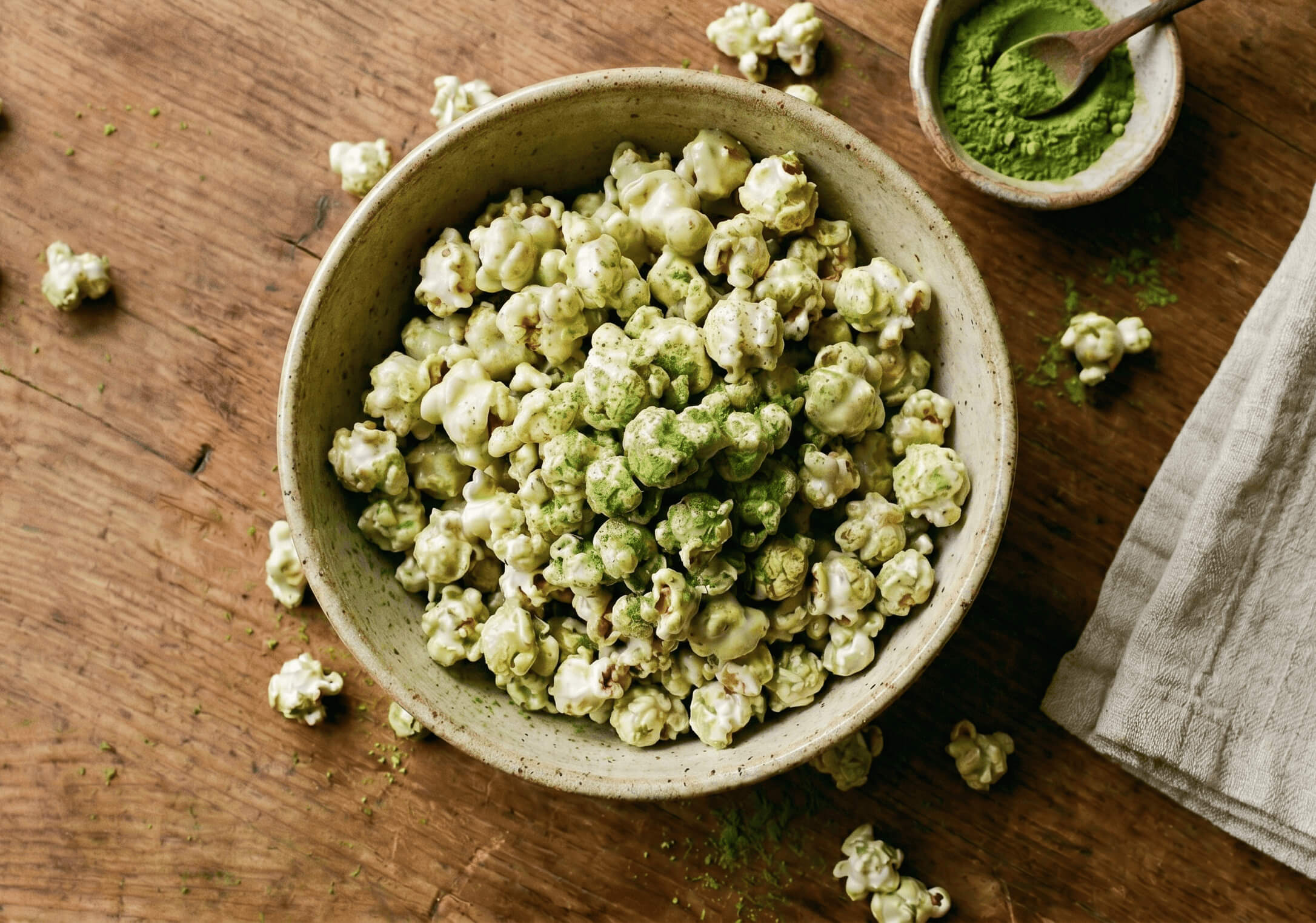 White Chocolate Matcha Popcorn Recipe | Popsmith