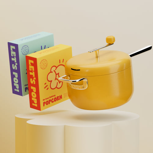 Modern Stovetop Popcorn Popper - Popsmith