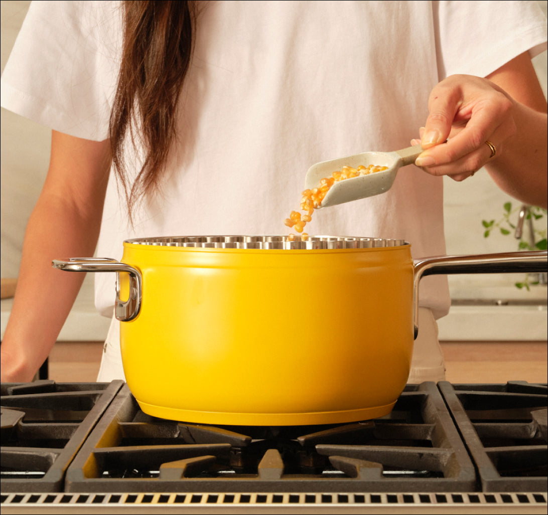 Modern Stovetop Popcorn Popper Popsmith